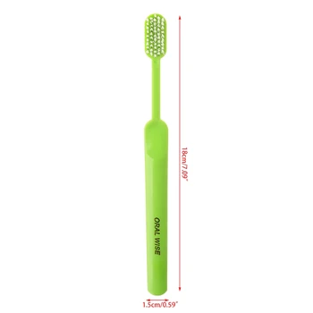 

1pc Super hard bristles Tooth brush for Men Remove Smoke Blots color random A0NC