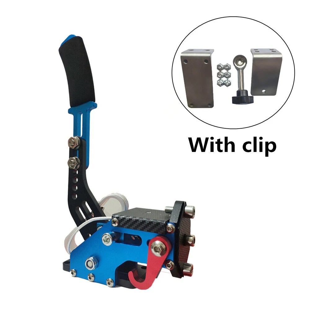14Bit PC USB Handbrake SIM гоночные игры для logitech G27 G25 G29 T500 T300 FANATECOSW LFS DIRT RALLY не ps4 - Цвет: Blue With clip