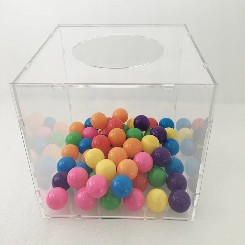 

New Dismounting Type Acrylic yao jiang xiang Acrylic Draw Box Transparent Organic Glass Vote Box