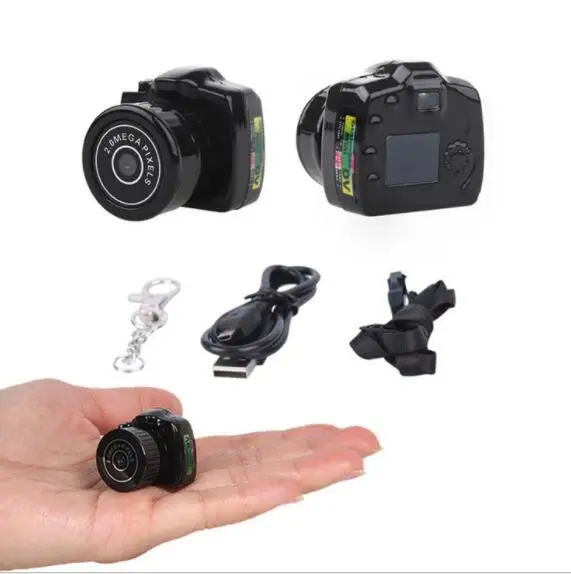 only Camera Y2000 супер мини-камера видеокамера HD 1080P микро DV DVR видеокамера портативная веб-камера видео диктофон камера видеонаблюдения - Цвет: only Camera