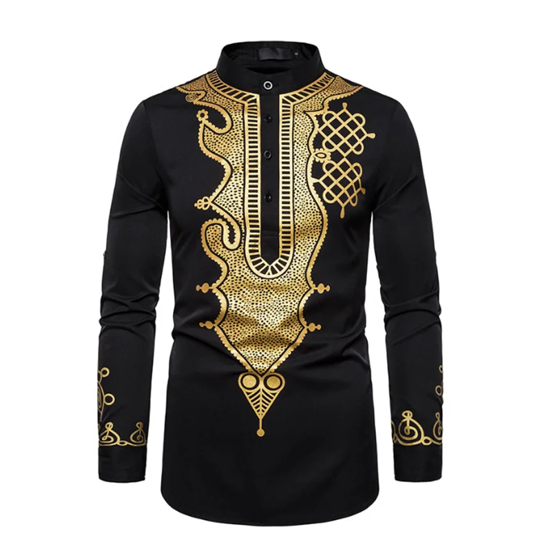 2020 африканские платья для мужчин Дашики богатый базин с принтом халат длинным