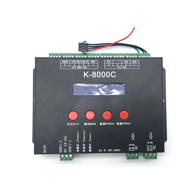 

T-8000 Programmable Led Rgb Pixel Controller K-8000C