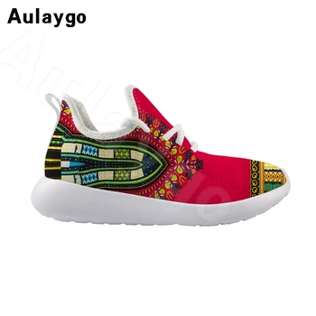 

Aulaygo Ethnic Traditional African Style Children Shoes Kids Sneakers Mesh Boys Trainers Breathable Teens Sports Sneakers Flats