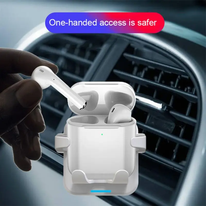 Для Airpods Зарядная база держатель кронштейн для Apple Беспроводной автомобиля Зарядное устройство Подставка