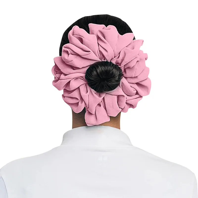 

Fashion New Trendy Heavy Chiffon Flexible Rubber Band Simple Hijab Volumizing Scrunchie Large Bow Headwear Hair Accessories