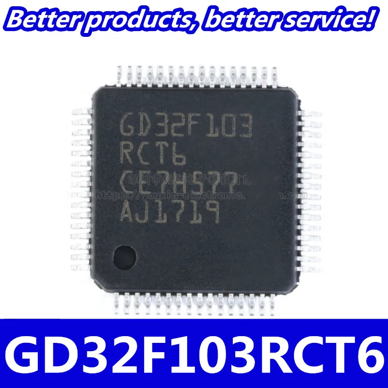 20 шт./лот GD32F103 GD32F103RCT6 Совместимость Замена STM32F103RCT6 LQFP64 | Электроника
