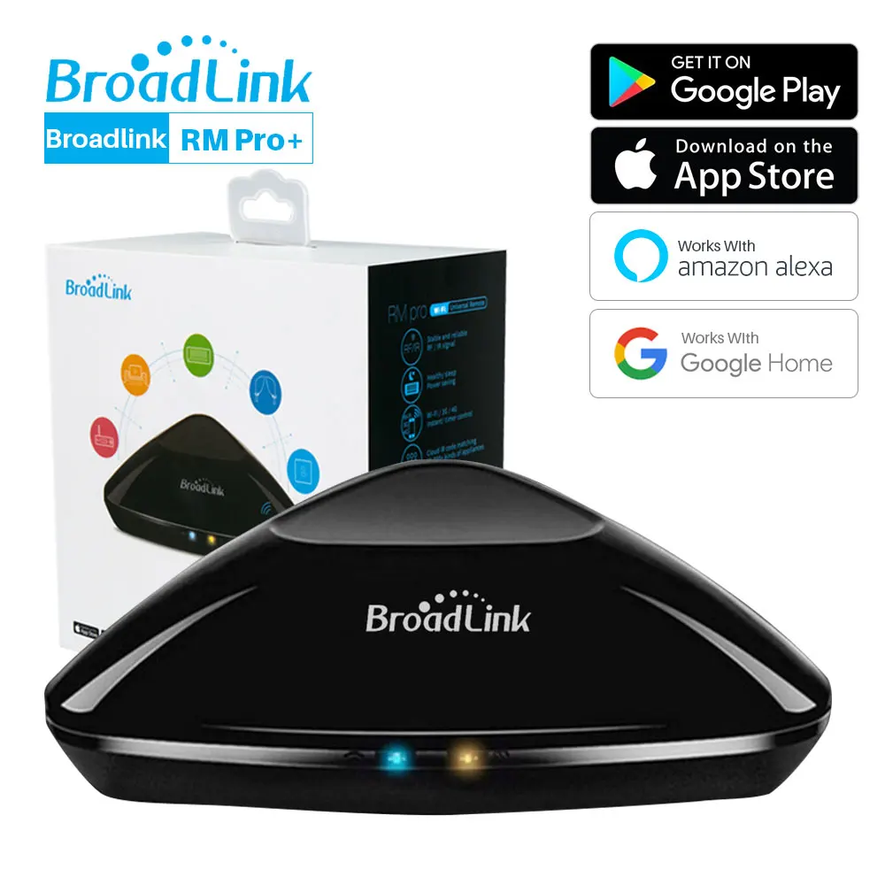 Broadlink RM Pro WiFi ИК RF 4G Smart ПДУ интеллектуальная Автоматизация дома приложение Управление работает с Alexa Echo Google Assistant