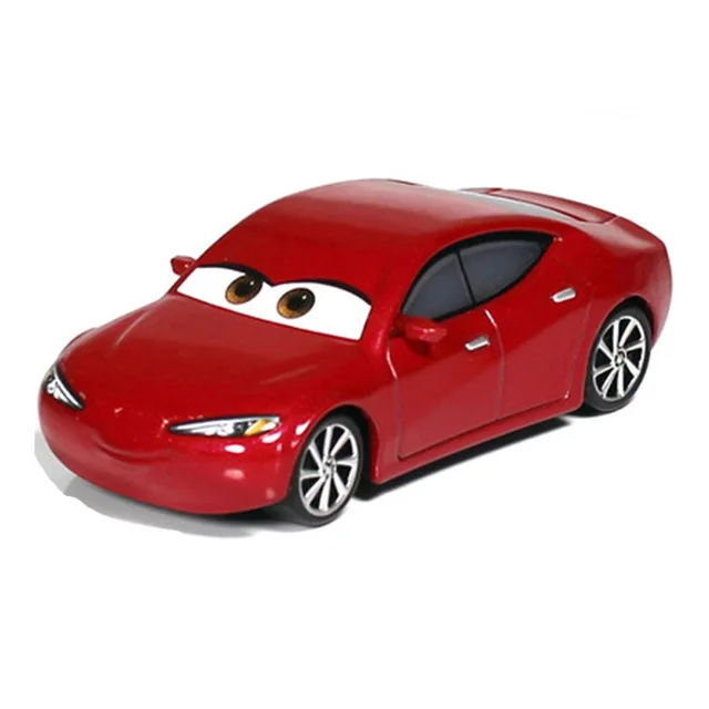 Disney Pixar Cars 2 3 Lightning McQueen Mater Jackson Storm Ramirez 1:55 Diecast Vehicle Metal Alloy Boy Kid Toys Christmas Gift