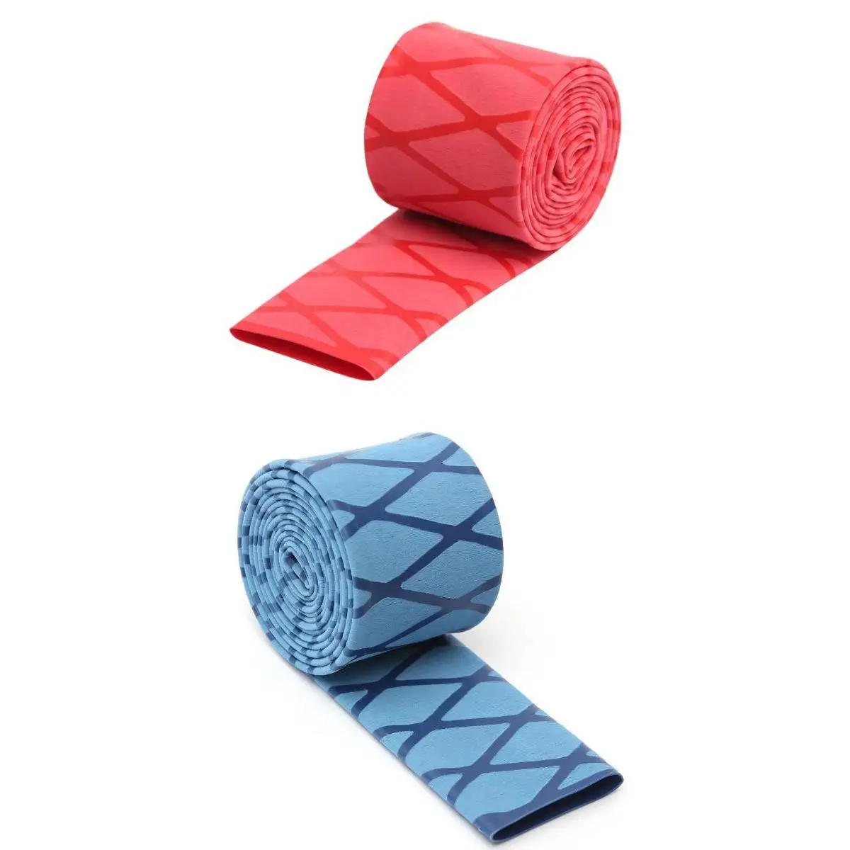 2pcs Waterproof Non Slip Silicone Rubber Wrap Fishing Rod Heat Shrink Sleeve Fishing Accessories
