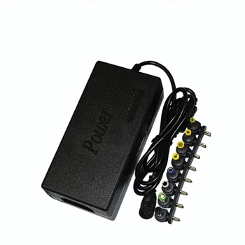 

12V-24V 7 Gears Adjustable Laptop Power Adapter Notebook Computer 8 Jacks Adapter Power Supply EU/US Plug