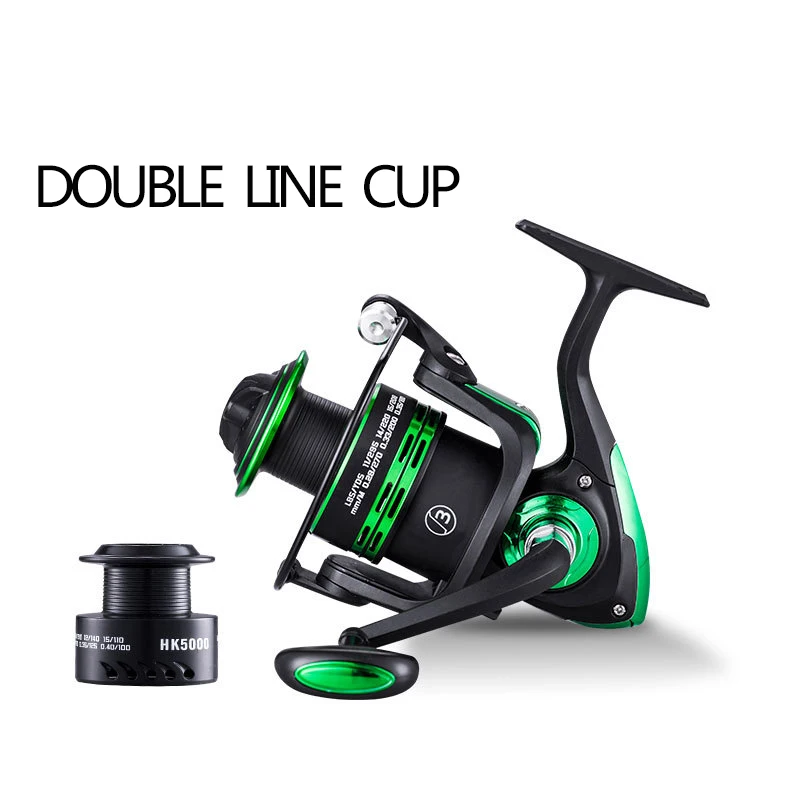 Полностью Металлическая спиннинговая катушка рыболовная для сосудов