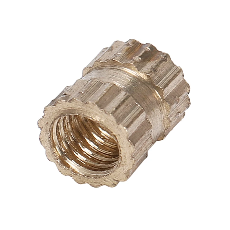 500Pcs/Set Insert Embedment Nuts Injection Molding Nut Brass Insert Knurled Nuts Knurling Tool Embedded Parts Fastener