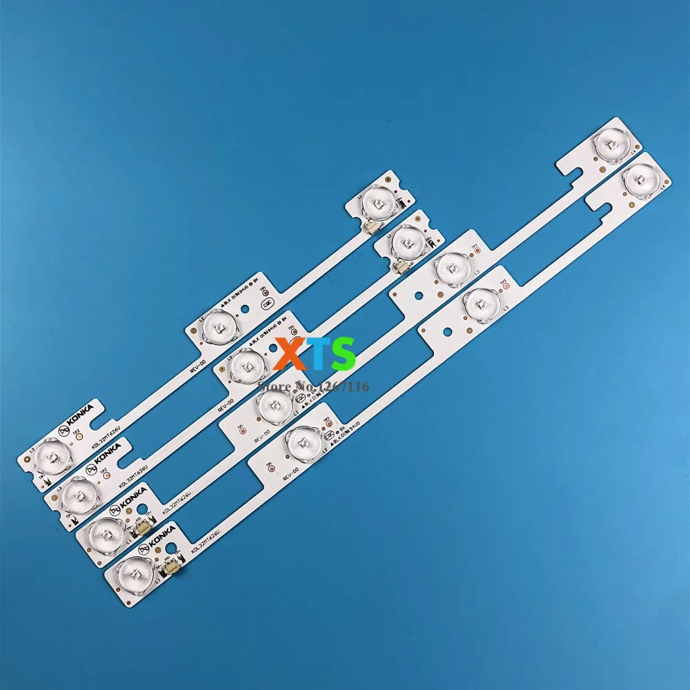 Светодиодный Подсветка полосы для Konka 32 дюймов 200 шт =(100 шт.* 4 светодиодный+ 100 шт* 3 светодиодный) 1 светодиодный = 6V KDL32MT626U 35019055 35019056