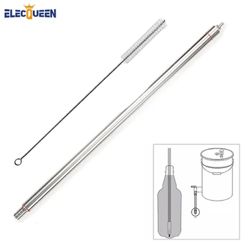 

New 13.7" length Spring Loaded Beer Bottle Filler Home Brewing 304 Stainless Steel Wine Beer Bottling Homebrew