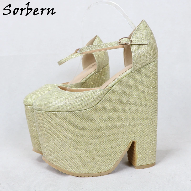 sorbern gold wedge pump shoes04