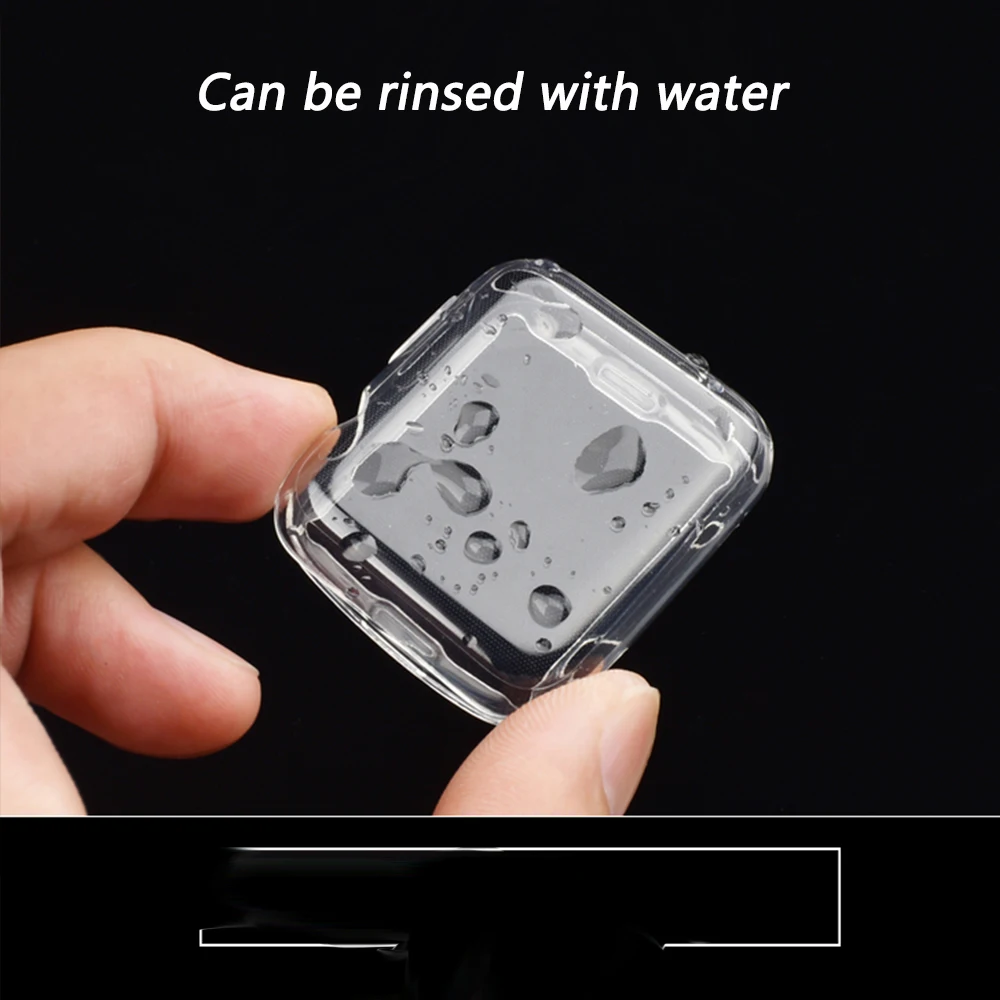 Чехол для apple watch 5 4 band 44 мм 40 мм apple watch cover iwatch band 42 мм 40 мм Силиконовая защита для экрана чехол мягкий все вокруг 3