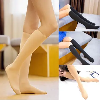 

Thermal Winter Women Thick Warm Long Stocking Cashmere Soft Black Skin Knee Socks Ladies Warm Slim Leggins Ladies Stockings