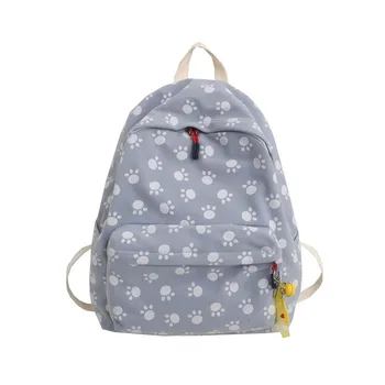 

19-602 New Fashion Women Bag Female High Schoolbag 2019 New Super Students Simple Travel Backpack