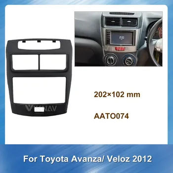 

2 DIN Radio Fascia For TOYOTA Avanza Veloz 2012 Stereo Audio Panel Mount Installation Dash Kit Frame Adapter Radio Stereo DVD