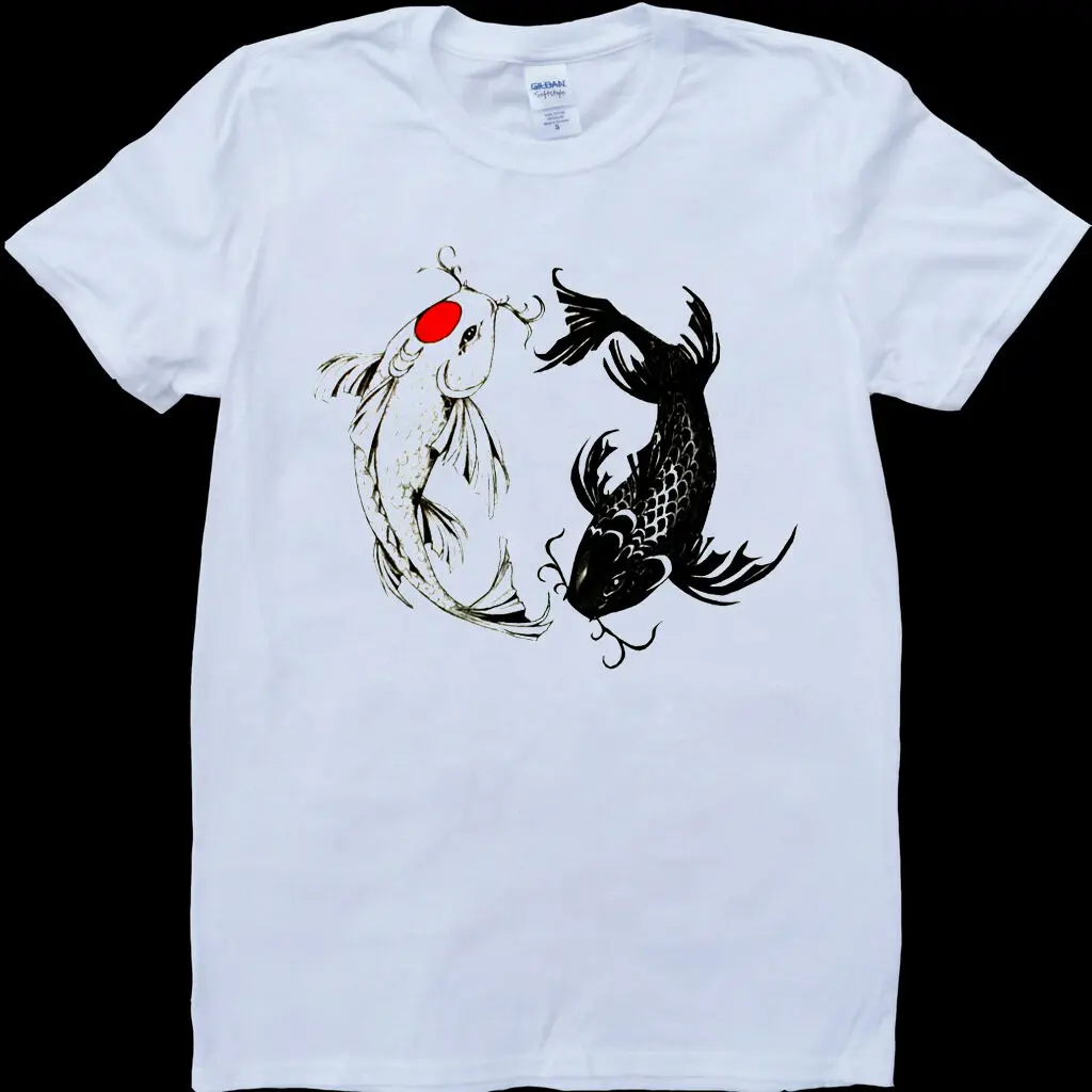 Футболка Koi Carp Japan White на заказ| |