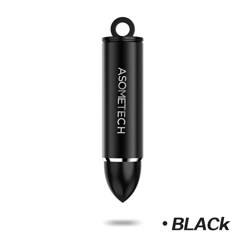 Black Магнитный разъем для хранения коробка адаптер для iPhone Micro usb type C Unversal мини портативный металлический магнит зарядное устройство штекер контейнер для хранения - Цвет: Black