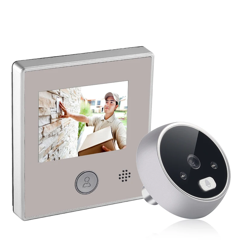 

2.8 inch LCD Color Screen Recording Door Camera 120 Degree Door Eye Doorbell Electronic Peephole Viewer Camera Outdoor Door Bell