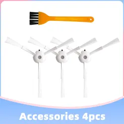Brosse latérale pour aspirateur Robot Xiaomi Roborock 1/2 S5 S50 S51 S55 S6 S60 S65 E25 E35 E20 C10 T4 T6, 3 pièces par ensemble 