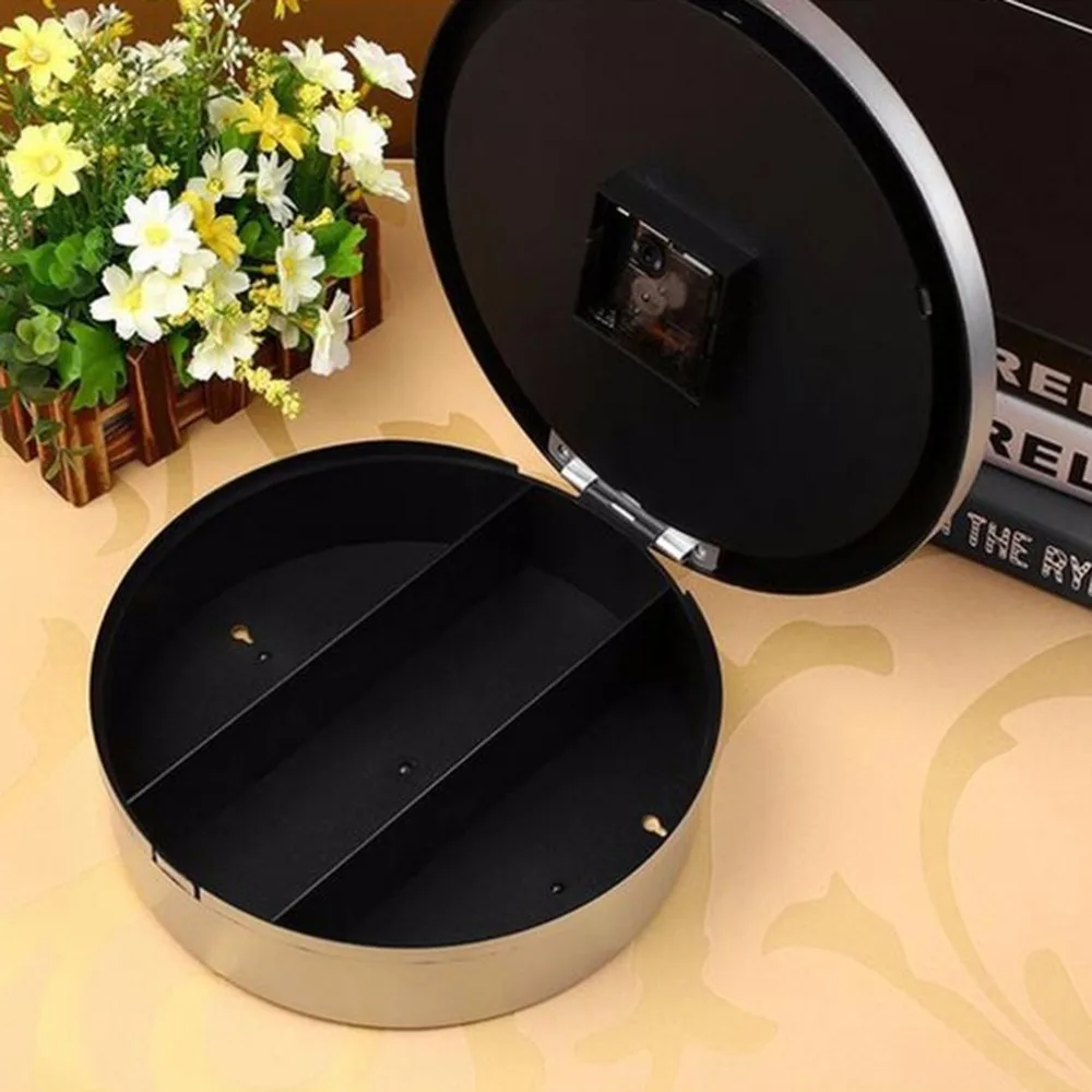Креативный скрытый секретный сейф безопасные настенные часы коробка настенный шнурок для ключей наличные деньги для хранения ювелирных изделий коробка для домашнего декора