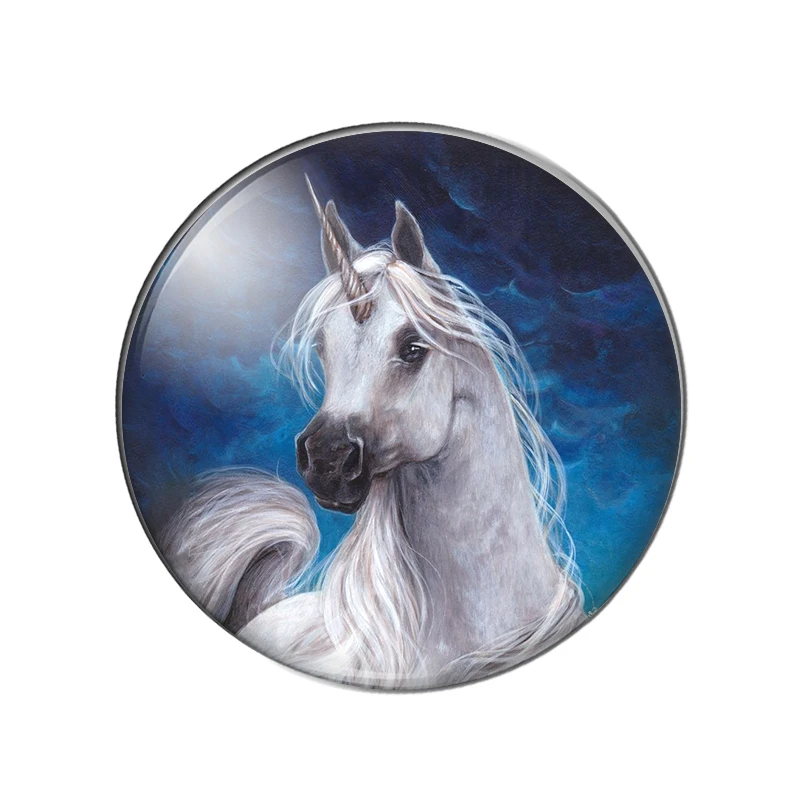 Beauty Angel horse Flying colors lively10мм/12 мм/18 мм/20 мм/25 мм Круглый Фото стеклянный кабошон