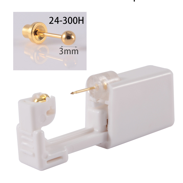Disposable Sterile Ear Piercing Unit NO PAIN Piercer Tool Machine Kit Stud Cartilage Tragus Helix Piercing Gun DIY Jewelry