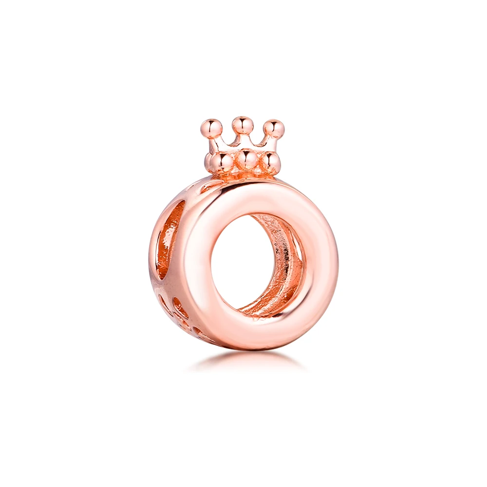 

Rose gold Logo & Crown O Charm Bracelets Girl Charm Beads for women new cheap 2020 Jewellry DIY 925 Sterling Silver Jewellry