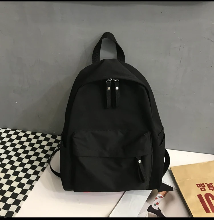 Everyday Backpack Canvas Women Backpack Anti-theft Shoulder Bag New School Bag For Teenager Girls School Backapck Female