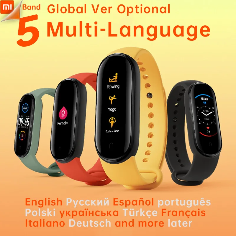 Fitness Bracelet Mi-Band Charge Swim-Sport-Monitor Step 24h-Heart-Rate Magnetic Xiaomi