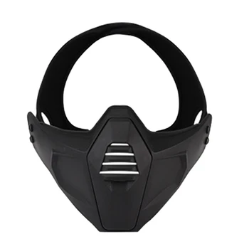 

New Hot 1 Pcs Multi-Dimensional Split Type Tactical Face Mask - Black/Green/Tan/Grey/BCP/CP