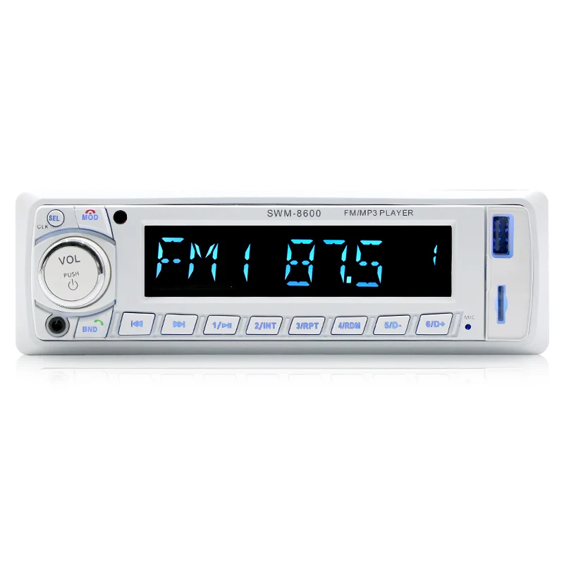 1 Din автомобильный Радио Bluetooth в-тире 8600 автомобильный стерео MP3 плеер FM USB TF дистанционный пульт с lcd Экран музыка Динамик автомобиля kit