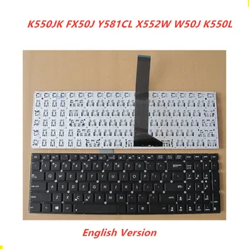 

Laptop English Keyboard For Asus K550JK FX50J Y581CL X552W W50J K550L notebook Replacement layout Keyboard