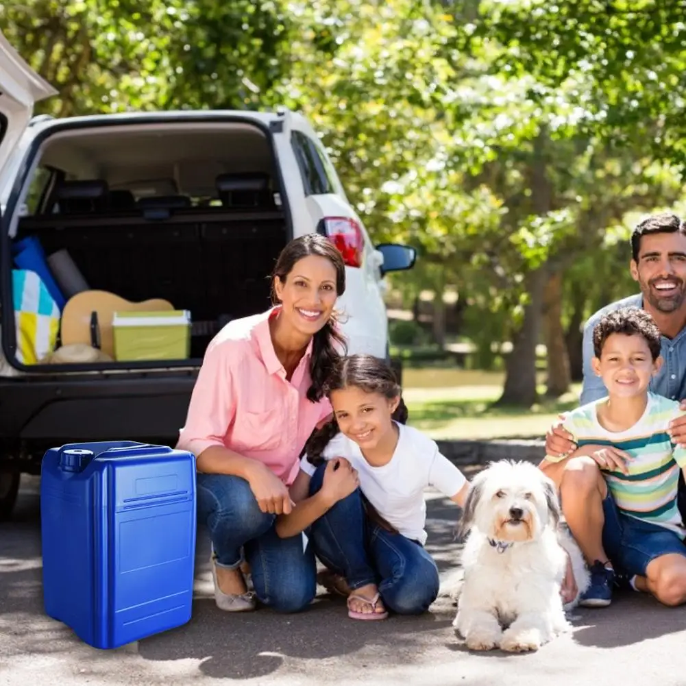25L Gas Fuel Tank Portable Spare Plastic Petrol Tanks G asoline Oil Container Fuel-jugs Blue Car Accessories