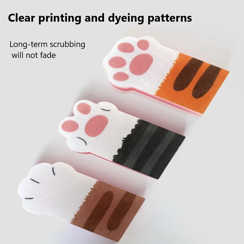 Щетки для чистки кошачьих когтей губка мытья посуды тарелки антибактериальная