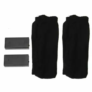 

1 Pair Electric Heated Socks Winter Outdoor Boot Feet Warmer Micro Usb Charging Socks With Adjustable Battery