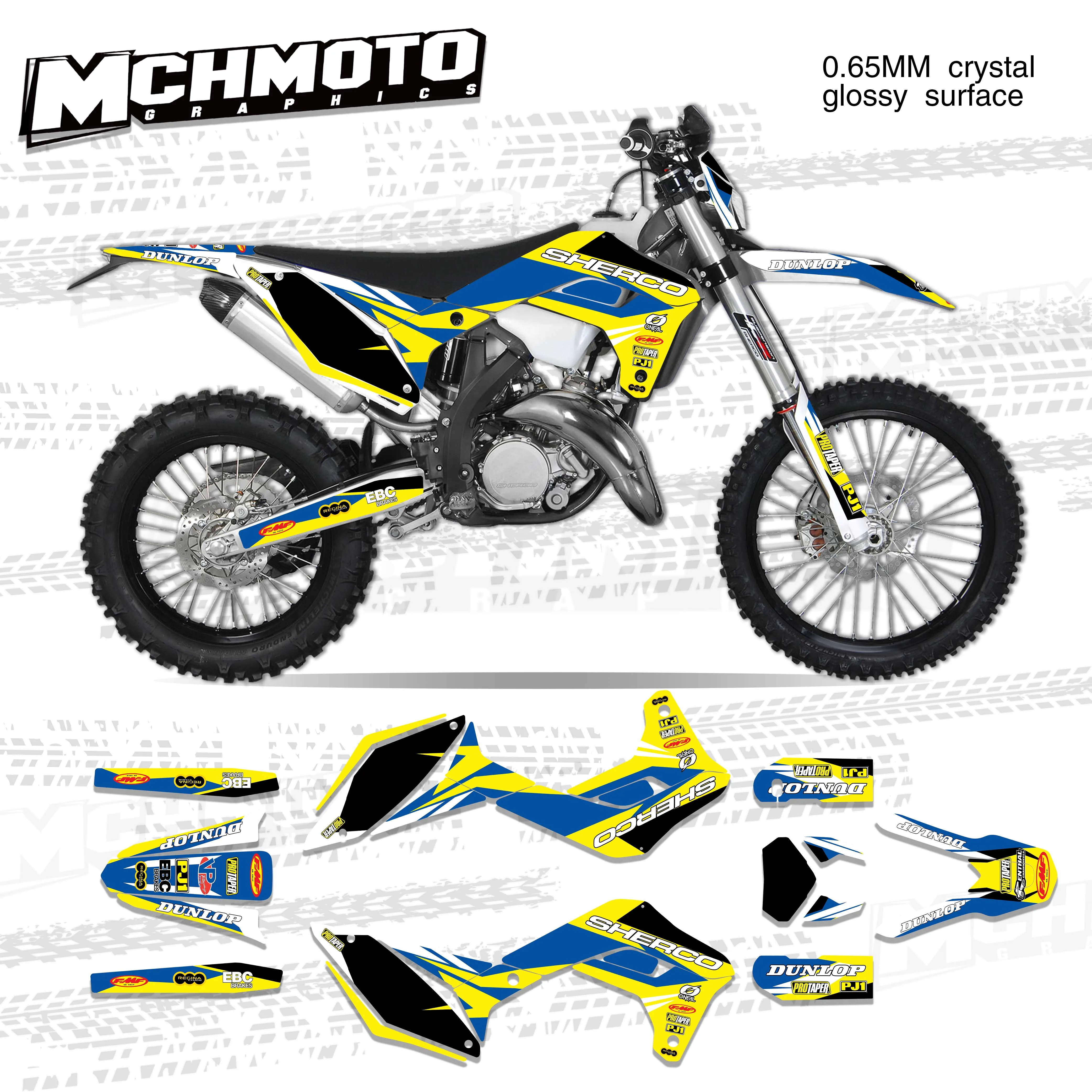 Наклейка MCHMFG для мотоциклов Sherco SE SEF SER 125 250 300 450 2017 2018 2019 2020 наклейка на обтекатель