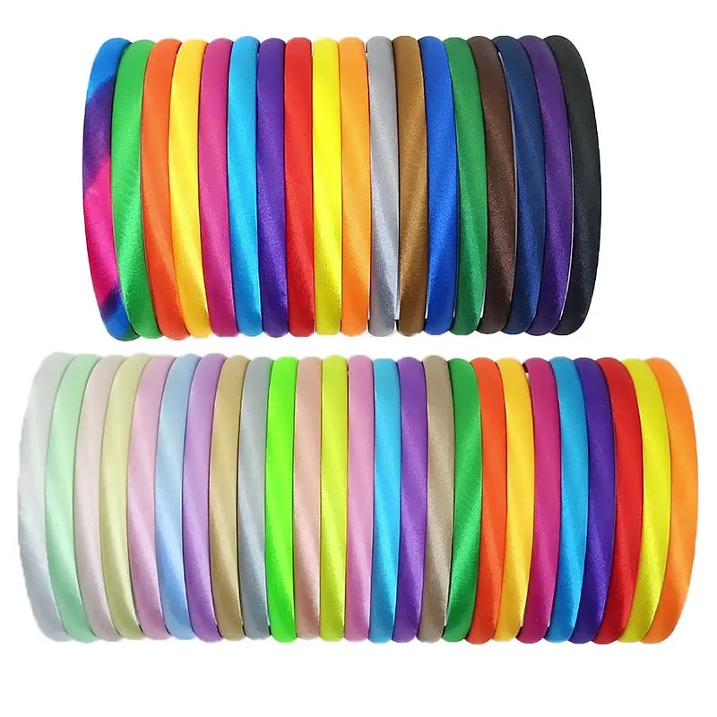 AQOKKA Fascia Elastiche Capelli Donna Bohémien: 4 Pezzi Morbide Per Yoga, Corsa E Sport, Vintage