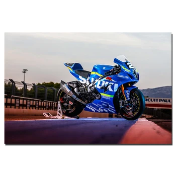 

Suzuki GSX R1000R Motorcycle Canvas Painting Decoration Poster and Prints Wall Art Pictures For Living Room