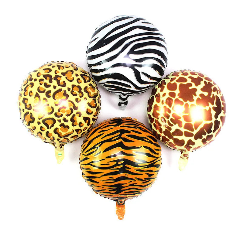 18 дюймов животное фотография Леопардовый принт Зебра тигр украшение для дня
