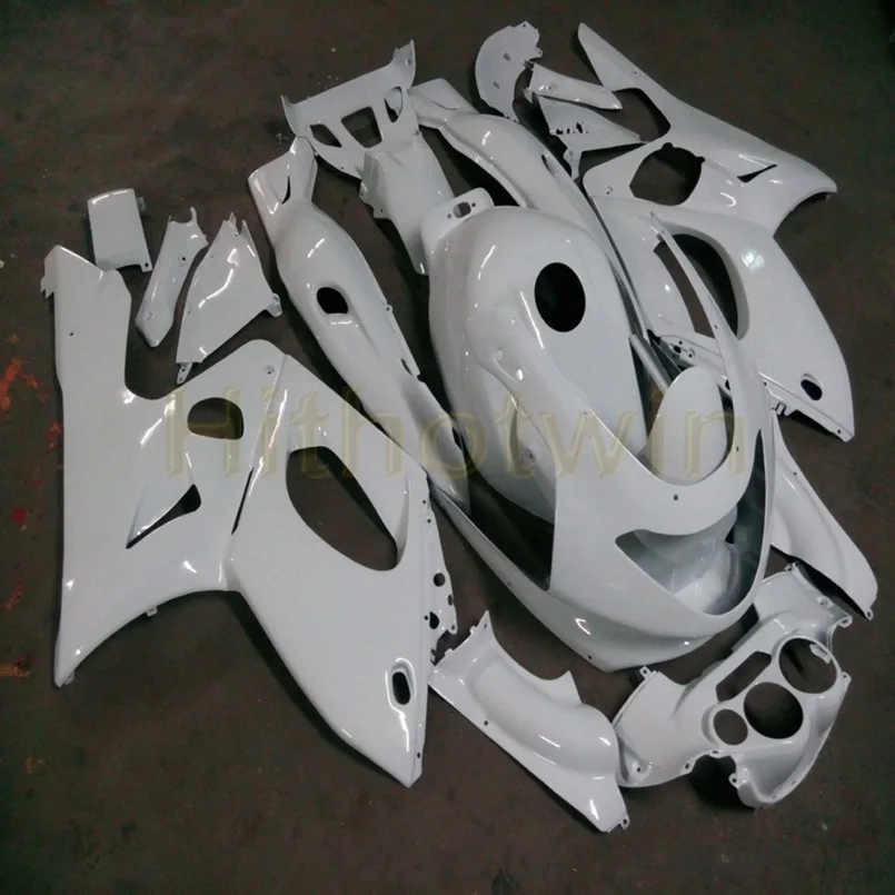 Капот мотоцикла на заказ для YZF600R Thunderent 1997-2007 моторные Обтекатели литья под давлением светло-голубой - Цвет: E