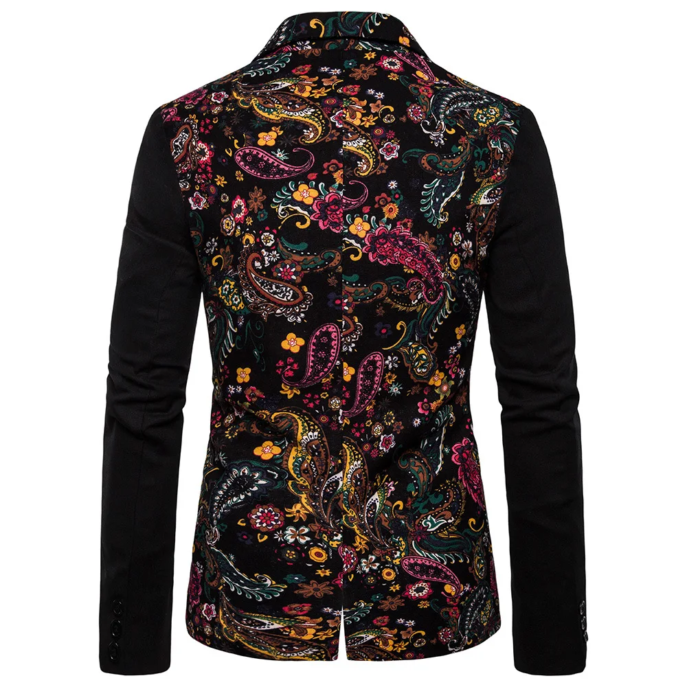 

Ouma Men's Casual Small Suit Men's Ethnic-Style Joint Suit