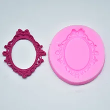 Инструмент для выпечки, европейский стиль, Ретро рамка, моделирование, Жидкая силиконовая форма, помадка, форма для торта