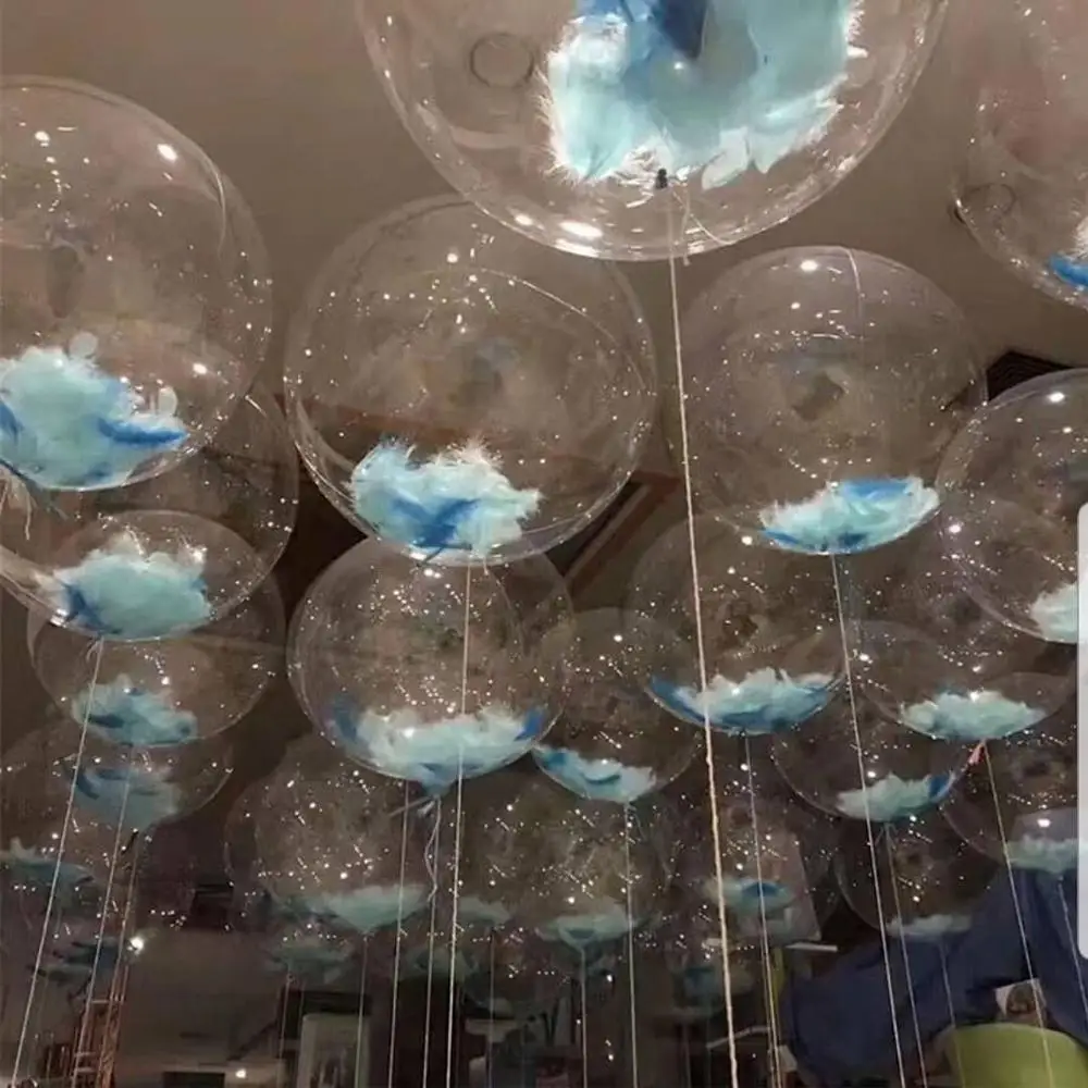 Macaron Feather Bobo Balloons 4