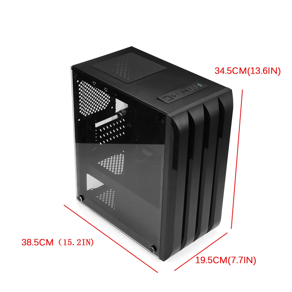 Чехол для компьютера Mini Chassis MATX minITX USB3.0 HDD SSD USB аудио интерфейс трехмерное рассеивание тепла компьютерное шасси