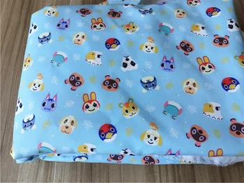 

50*140 Sewing Cotton Linen Fabric Printed Textile Linen Cotton Canvas Fabic DIY Quilting Pillowcase Tablecloth Curtain Material