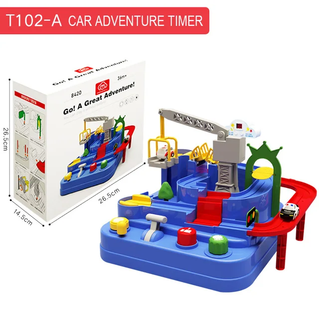 track race car adventure combination